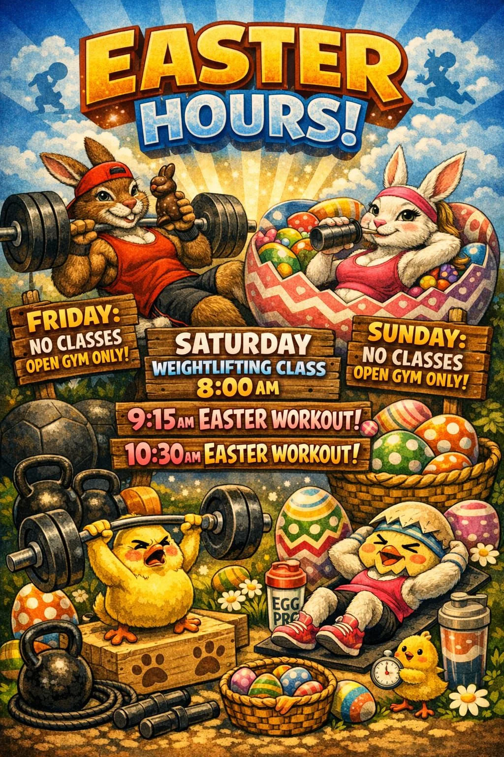 Easter Workout 2026 — Holiday Hours & Saturday WODs