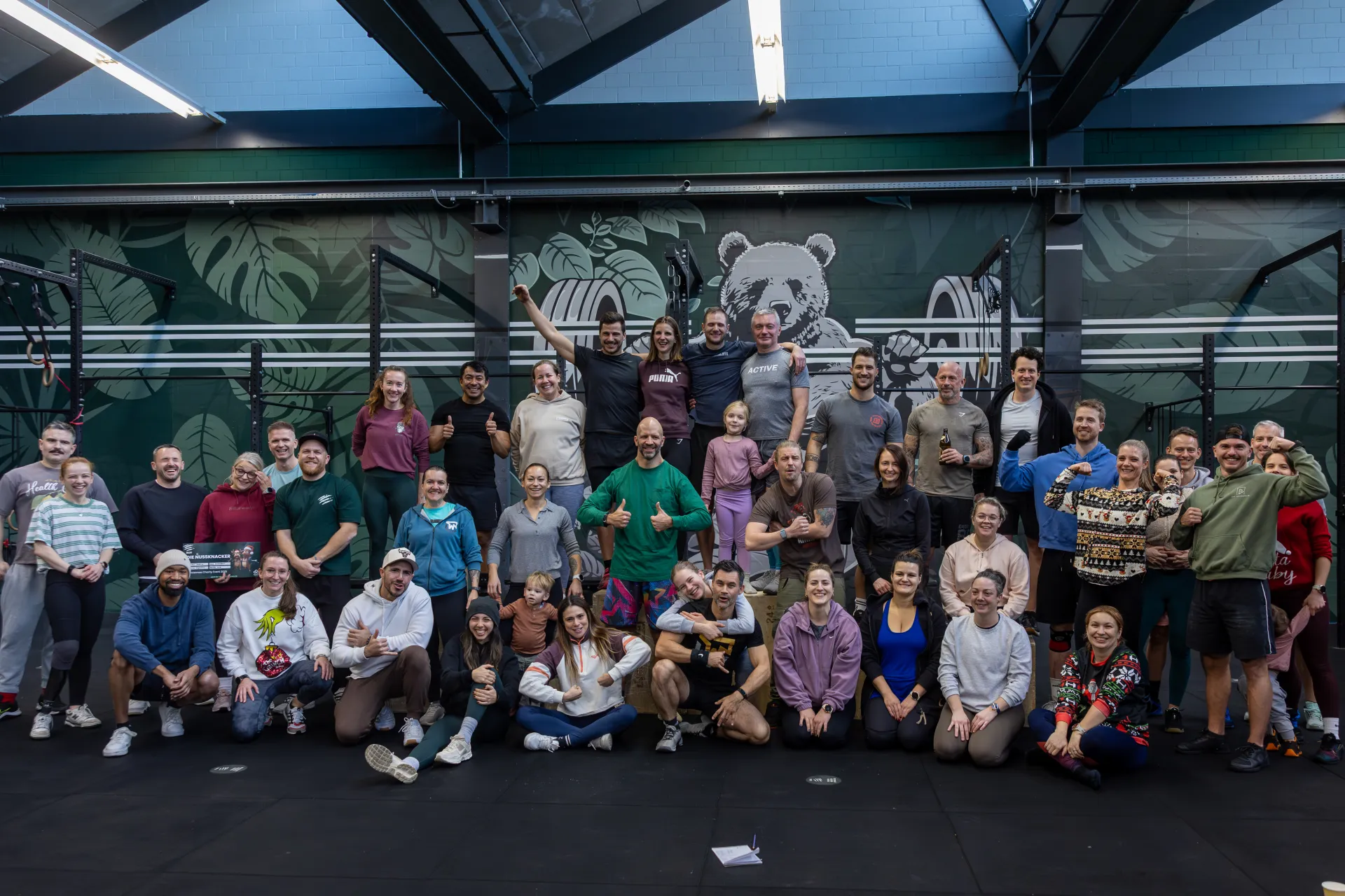 WE.FIT members training together at the gym