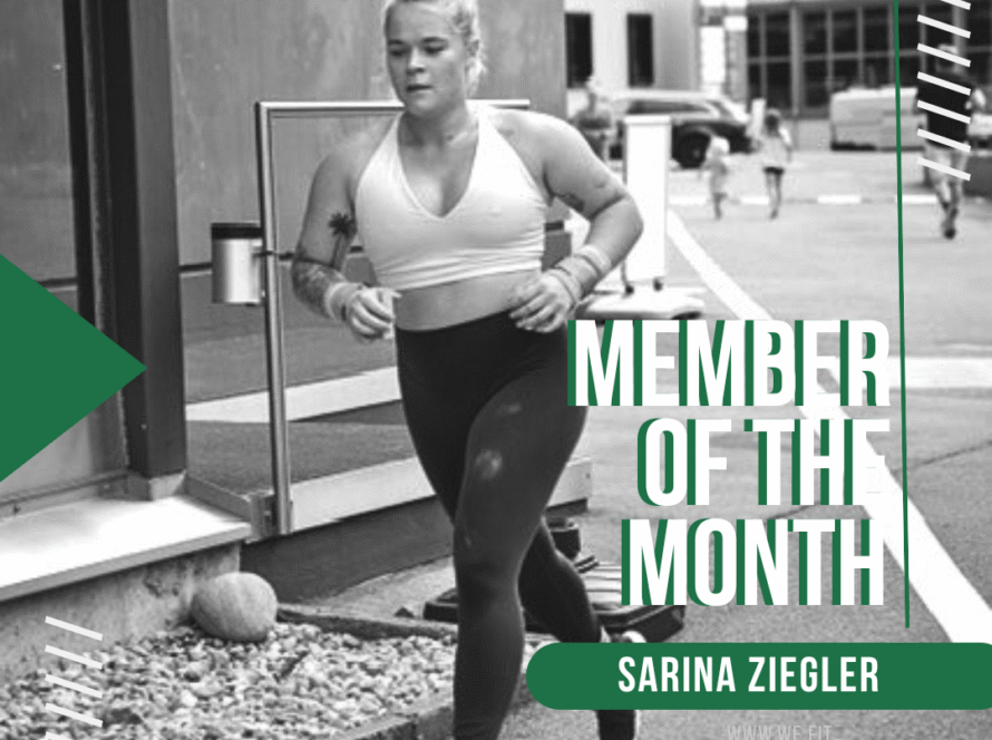 Member of the Month – Sarina Ziegler